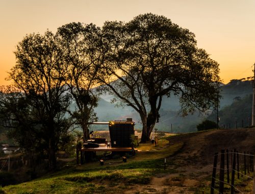 Chalé-container para viagens por temporada pelo Airbnb e outras plataformas